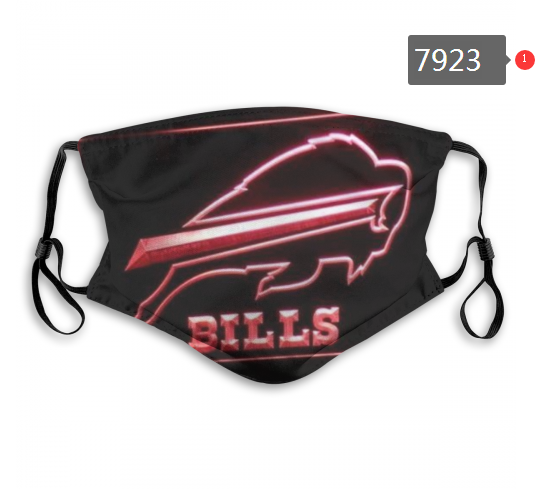 NFL 2020 Buffalo Bills #6 Dust mask with filter
